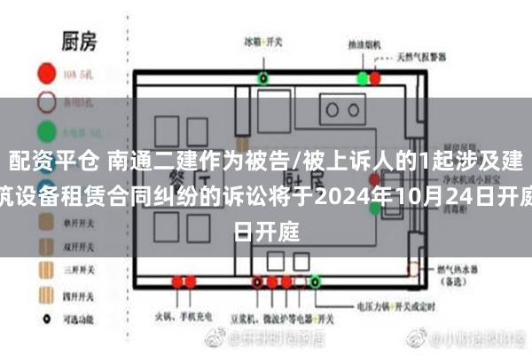 配资平仓 南通二建作为被告/被上诉人的1起涉及建筑设备租赁合同纠纷的诉讼将于2024年10月24日开庭