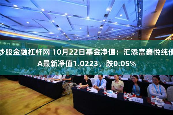 炒股金融杠杆网 10月22日基金净值：汇添富鑫悦纯债A最新净值1.0223，跌0.05%